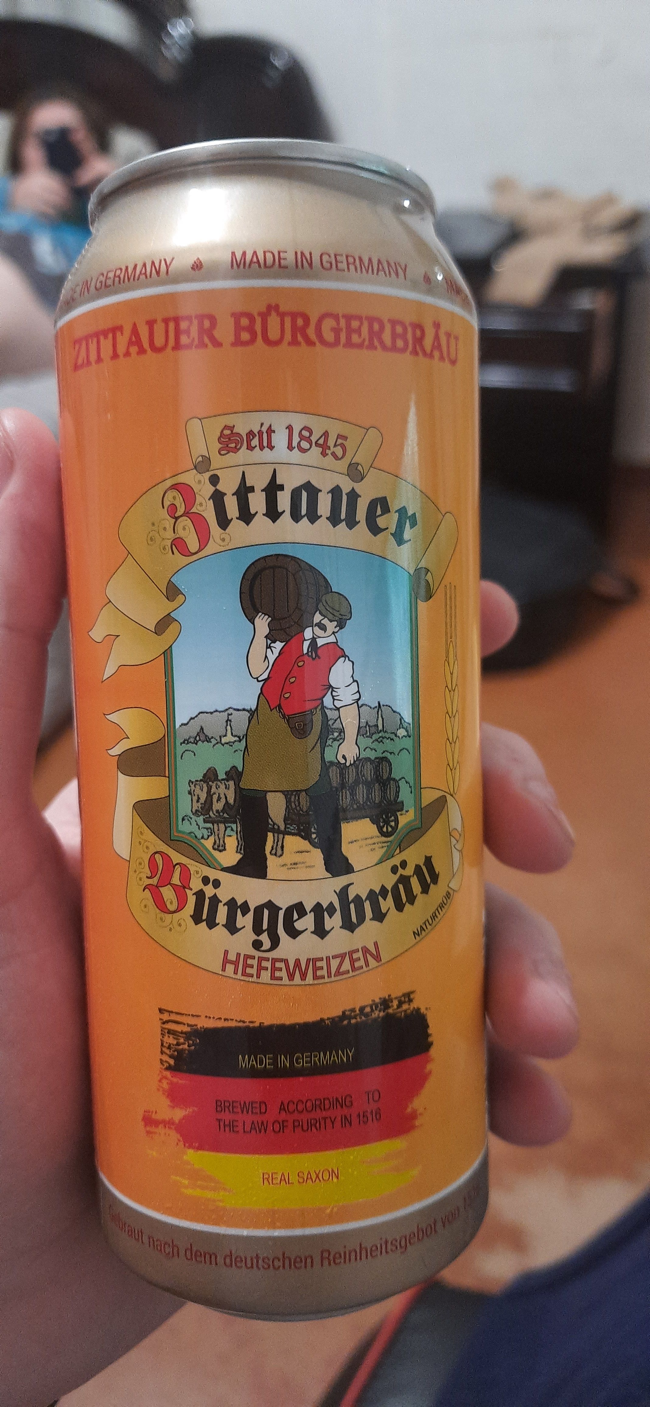 Zittauer Burgerbrau Hefeweizen