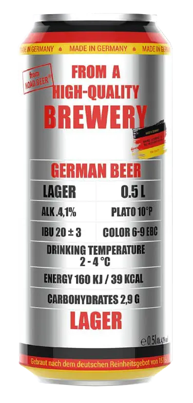 NoAd.Beer From a high-quality brewery