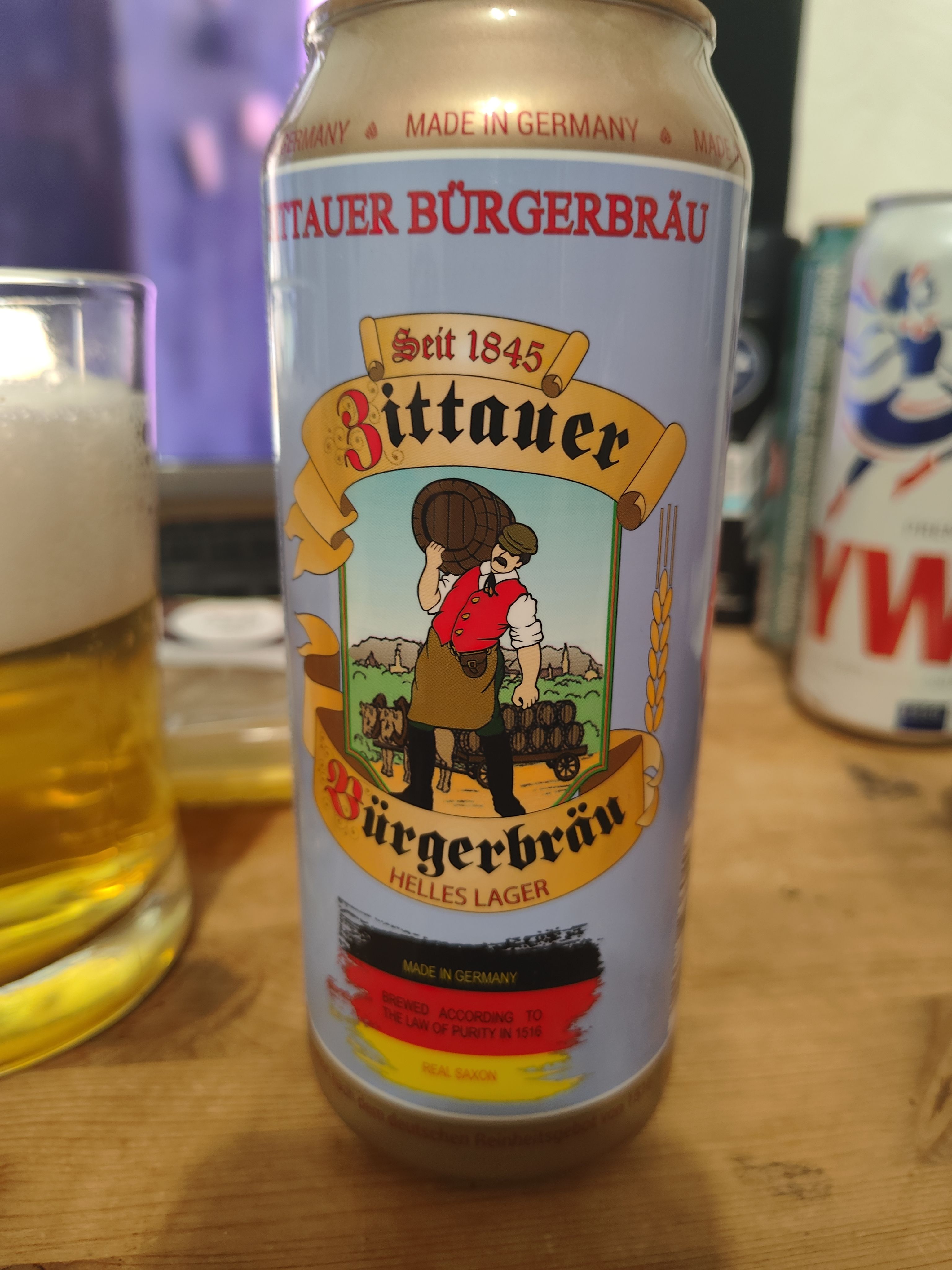 Zittauer Burgerbrau Helles Lager