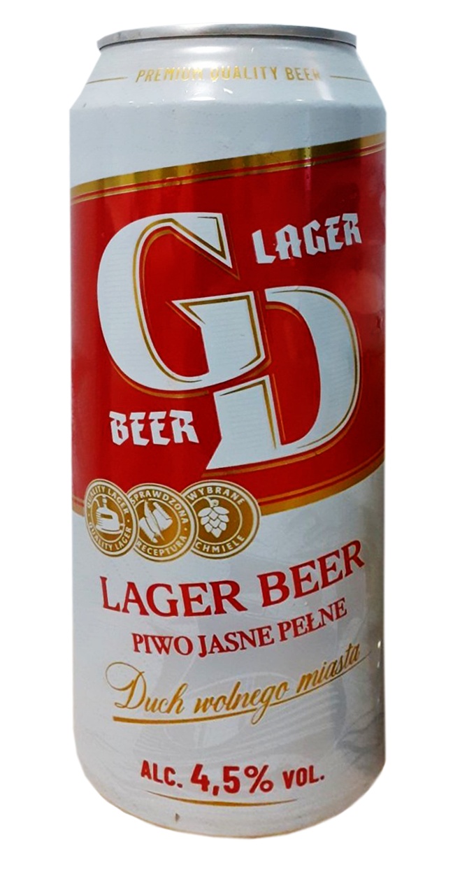 GD lager beer