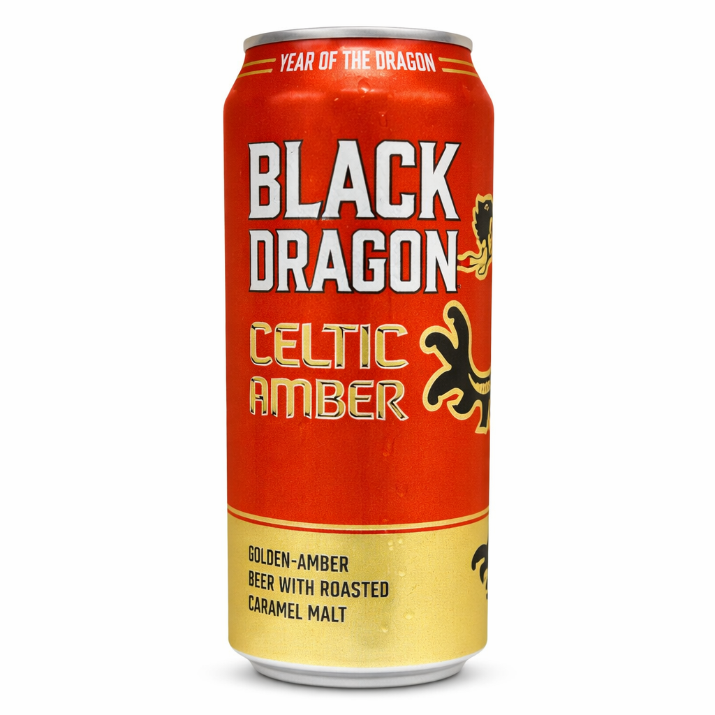 Black dragon Celtic Amber